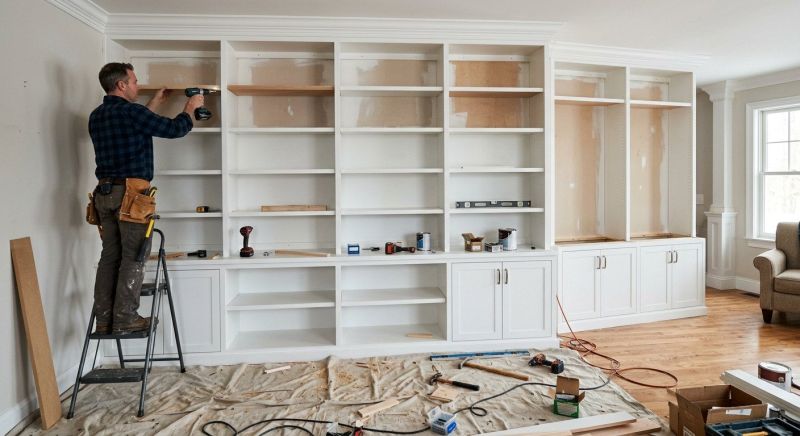 Built In Storage Installation in Frederick, MD